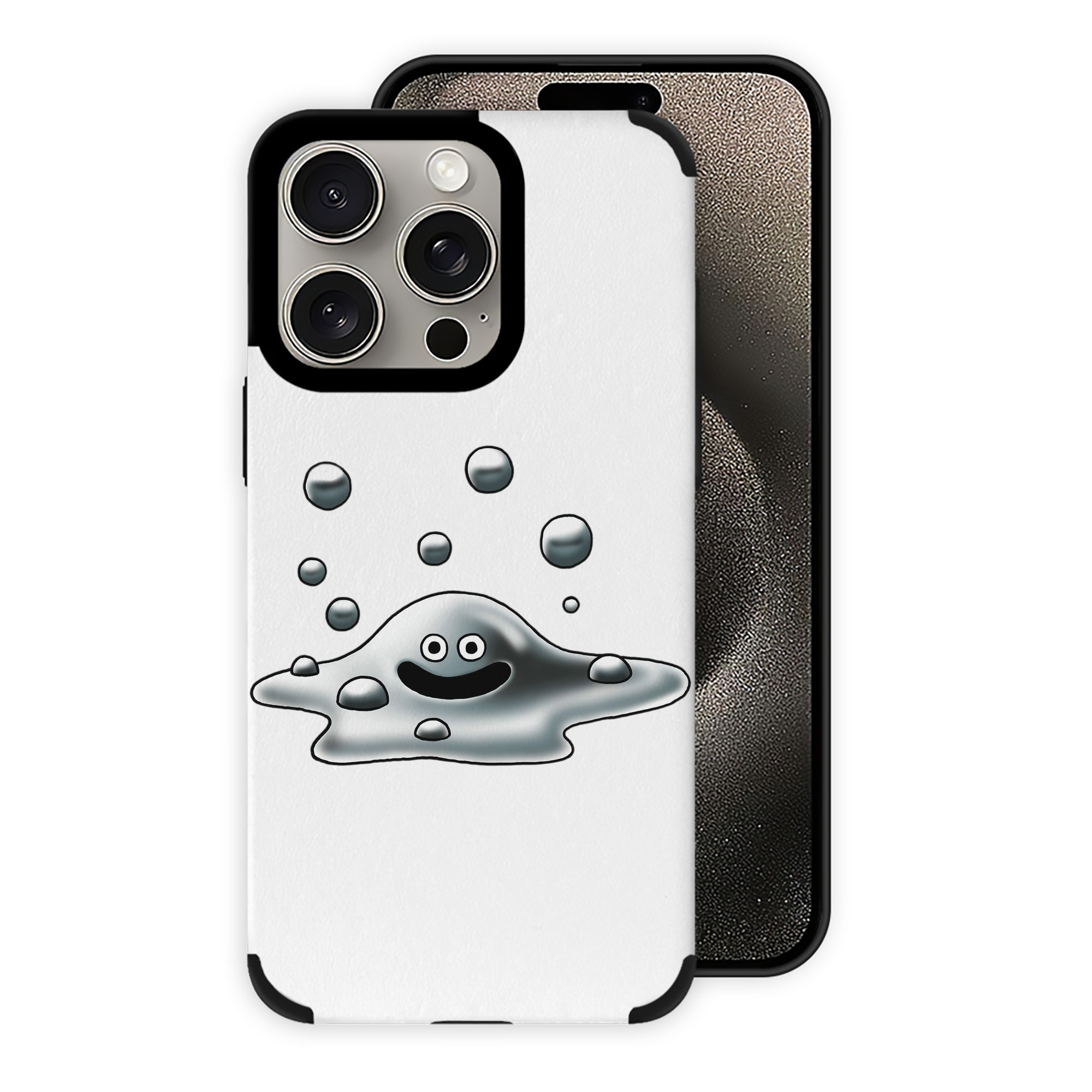 （画像用） ドラゴンクエスト Doragon Kuesuto Dragon Quest 【iPhone15ProMax対応】 PUレザー スマホケース 耐衝撃＆黄変防止