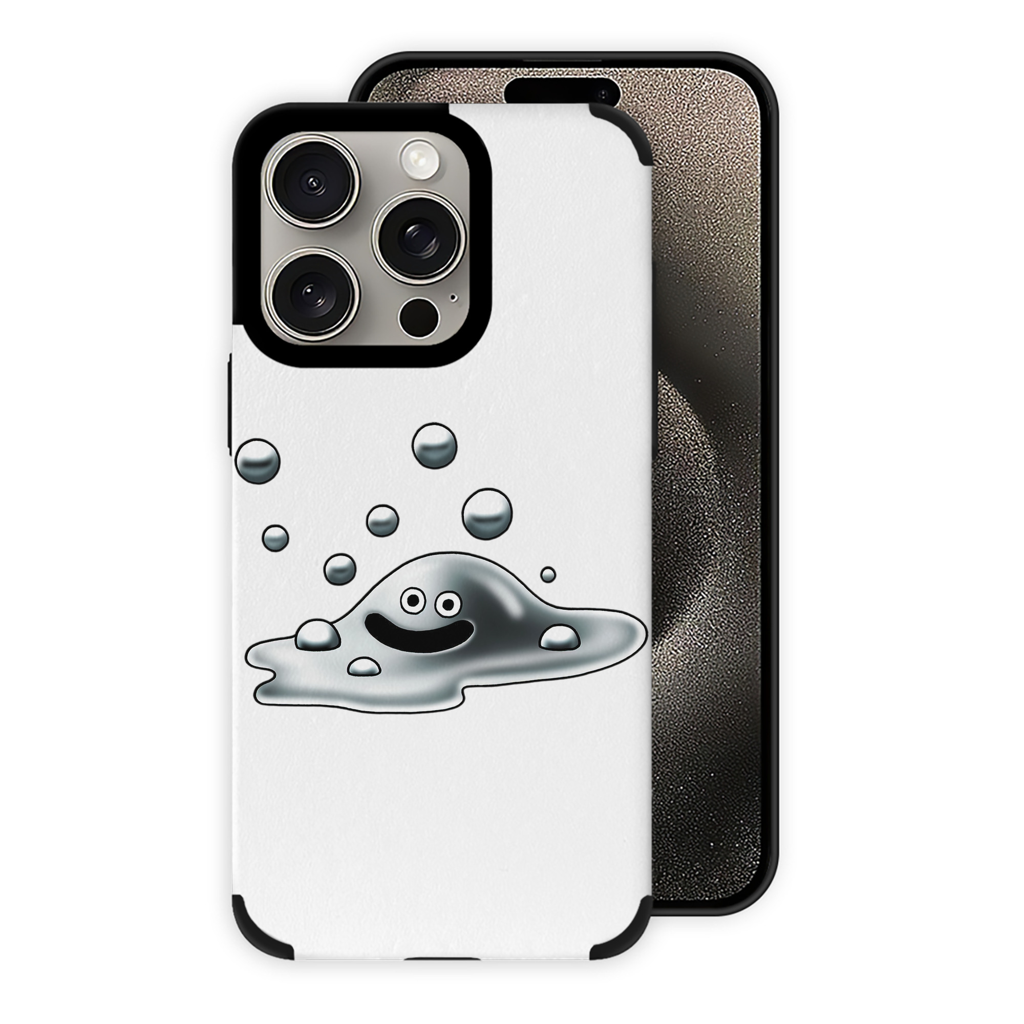 （画像用） ドラゴンクエスト Doragon Kuesuto Dragon Quest 【iPhone15ProMax対応】 PUレザー スマホケース 耐衝撃＆黄変防止