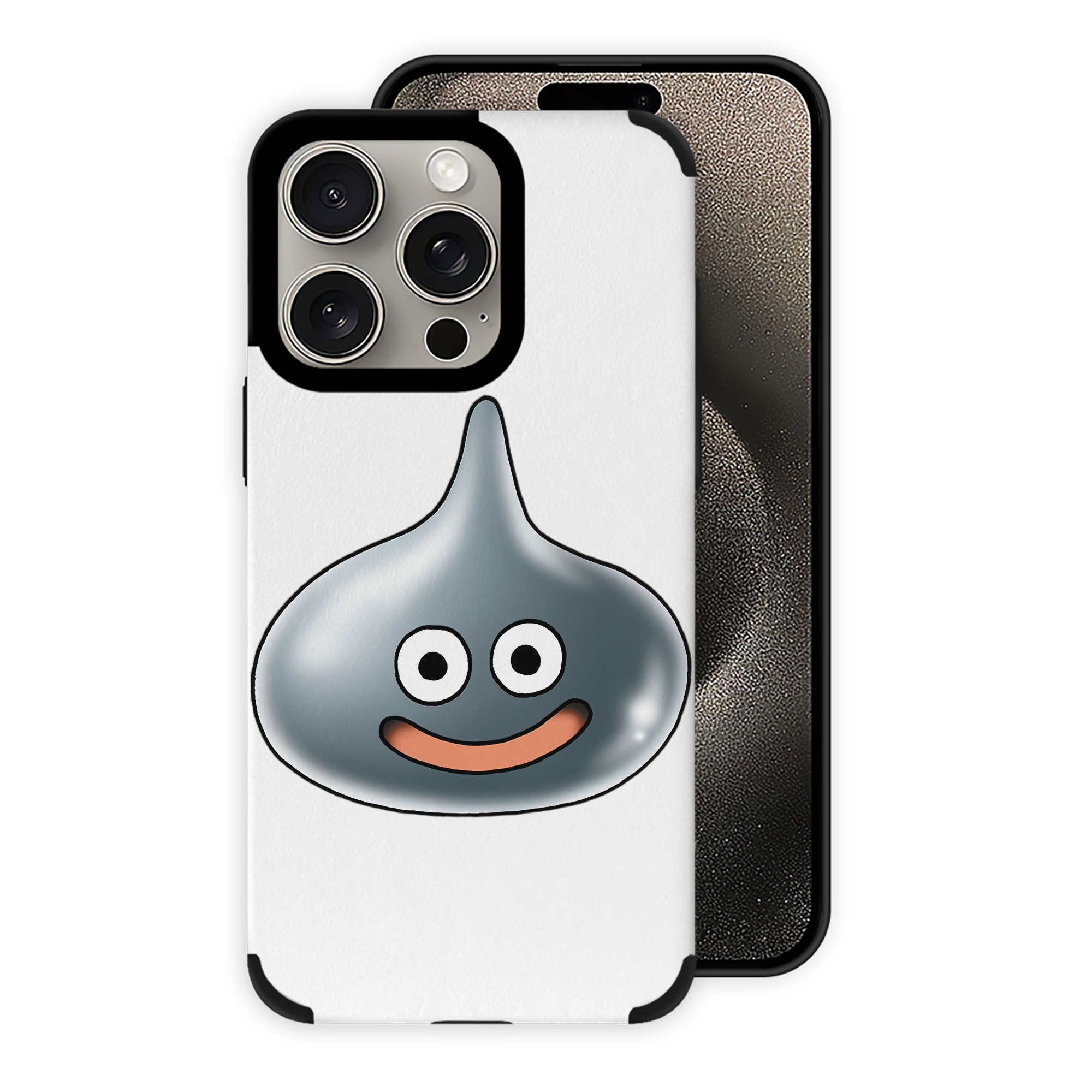 （画像用） ドラゴンクエスト Doragon Kuesuto Dragon Quest 【iPhone15ProMax対応】 PUレザー スマホケース 耐衝撃＆黄変防止