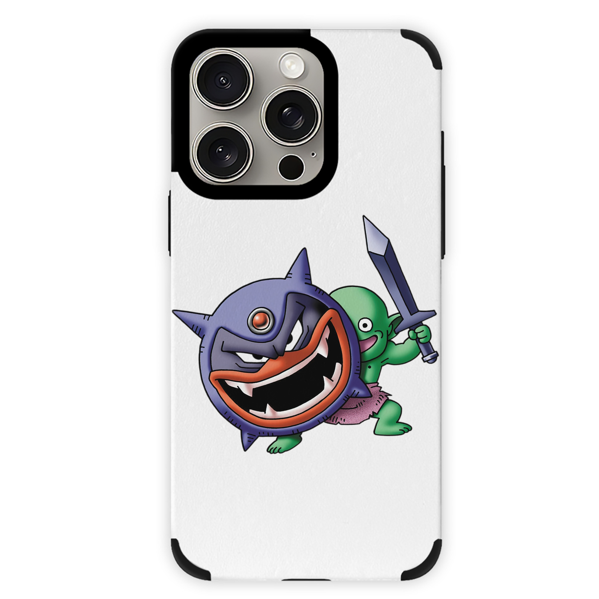 ドラゴンクエスト Doragon Kuesuto Dragon Quest 【iPhone15ProMax対応】 PUレザー スマホケース 耐衝撃＆黄変防止
