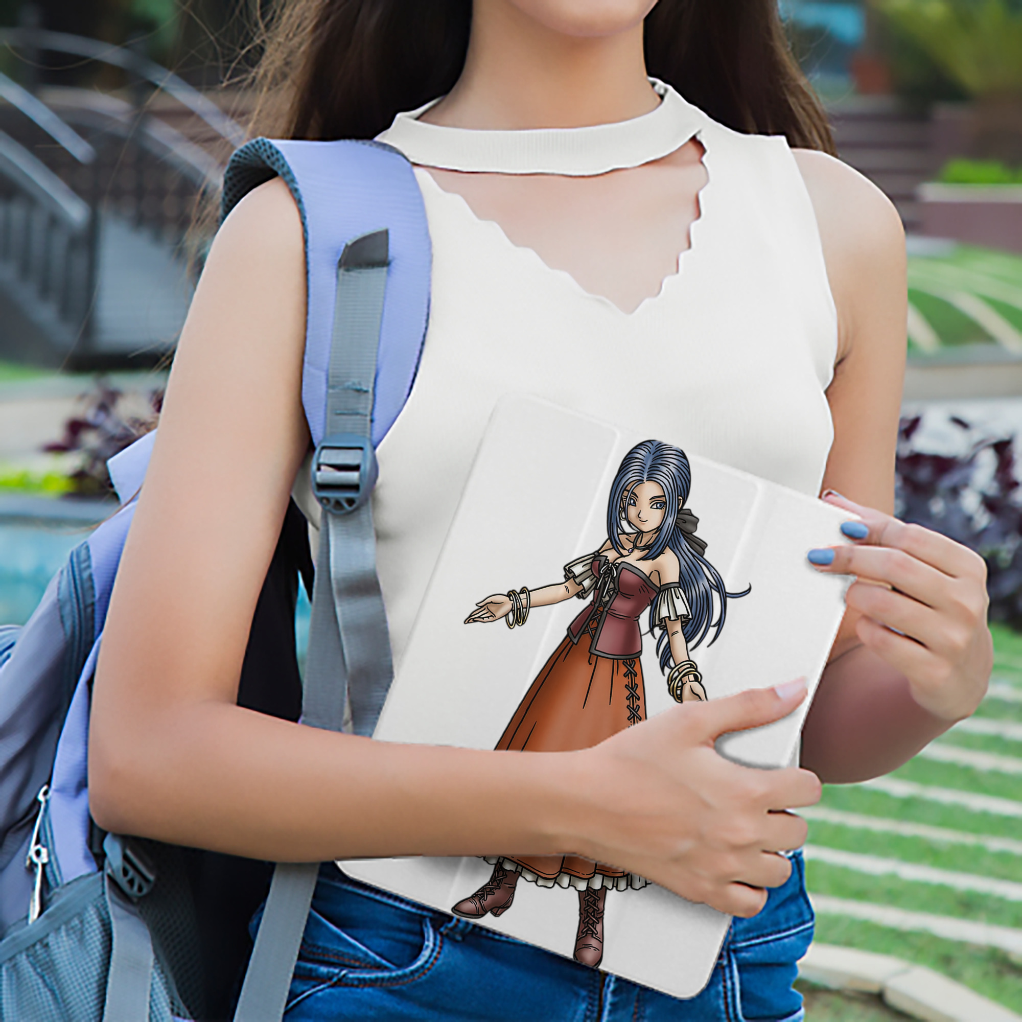 ドラゴンクエスト Doragon Kuesuto Dragon Quest IPad ケース ペン収納付き 三つ折りスタンド PUレザー×シリコン 対応機種9.5/10.5/10.9インチ