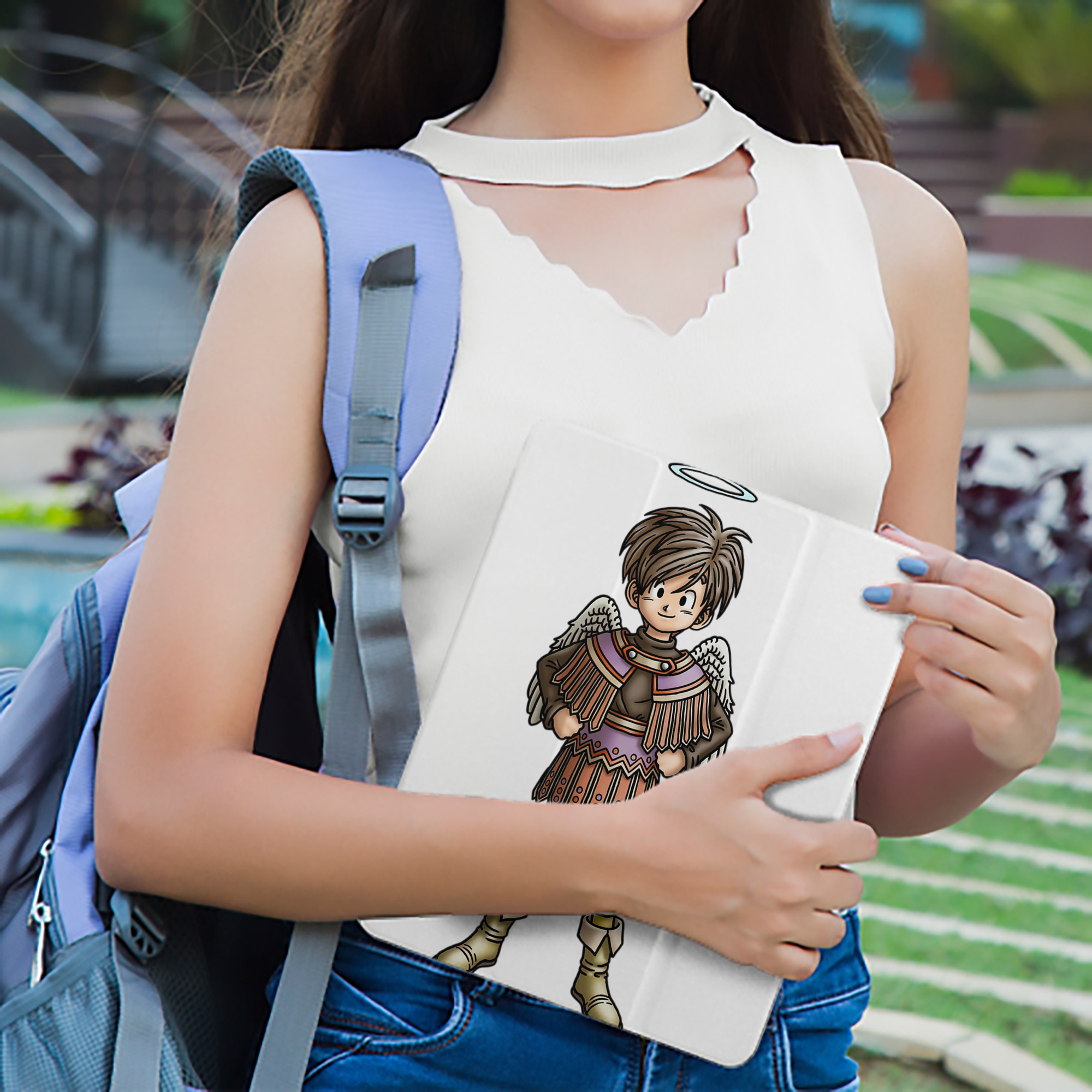 ドラゴンクエスト Doragon Kuesuto Dragon Quest IPad ケース ペン収納付き 三つ折りスタンド PUレザー×シリコン 対応機種9.5/10.5/10.9インチ
