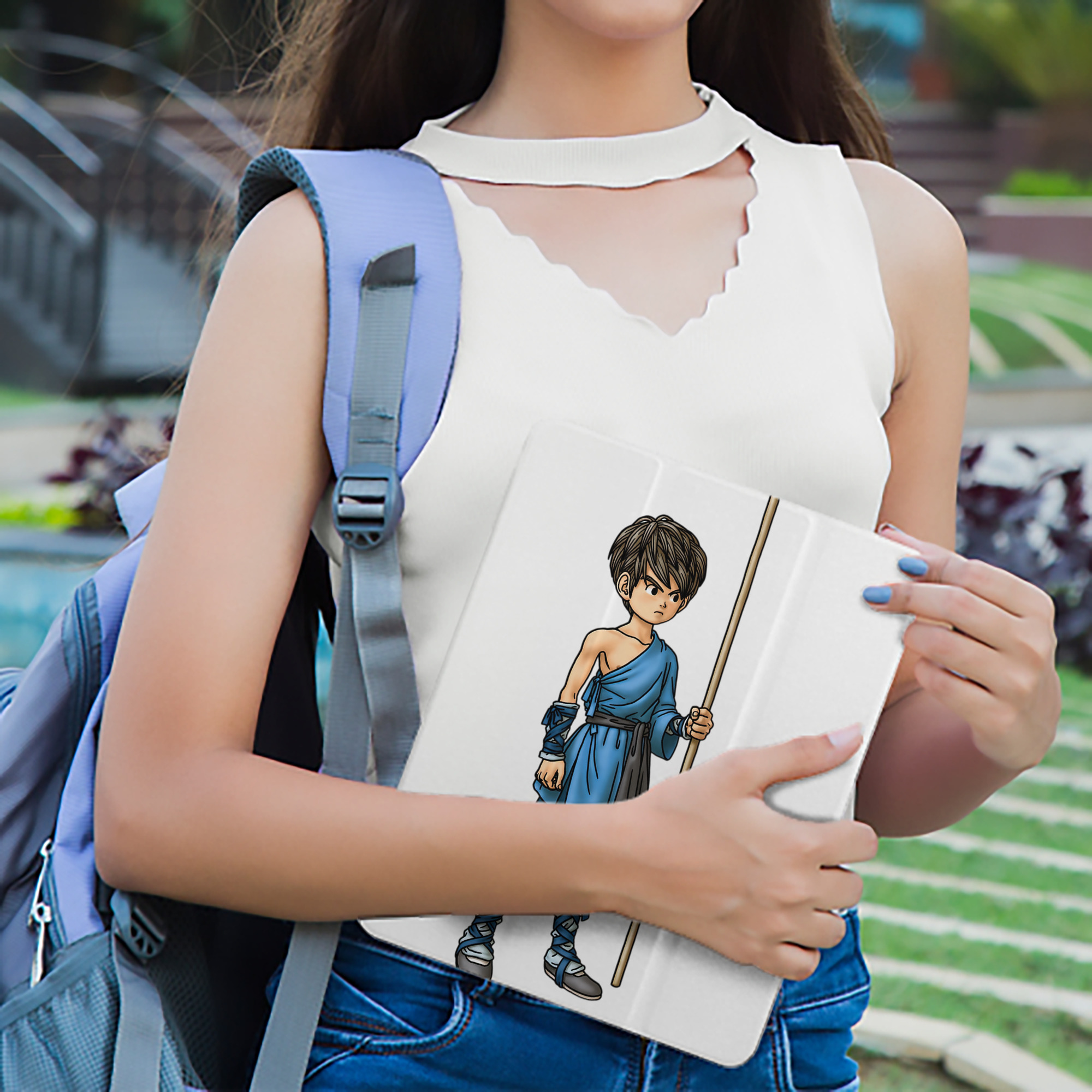 ドラゴンクエスト Doragon Kuesuto Dragon Quest IPad ケース ペン収納付き 三つ折りスタンド PUレザー×シリコン 対応機種9.5/10.5/10.9インチ