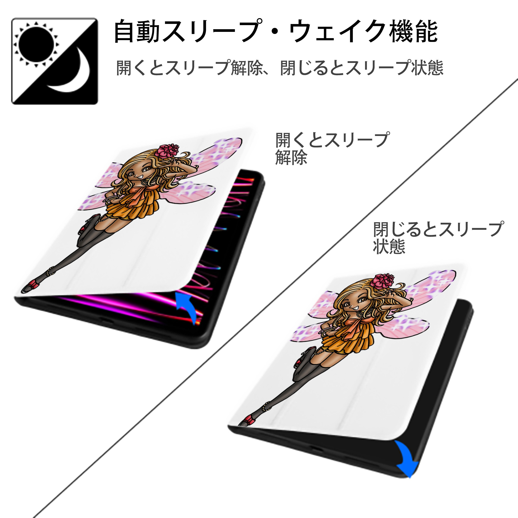 ドラゴンクエスト Doragon Kuesuto Dragon Quest IPad ケース ペン収納付き 三つ折りスタンド PUレザー×シリコン 対応機種9.5/10.5/10.9インチ
