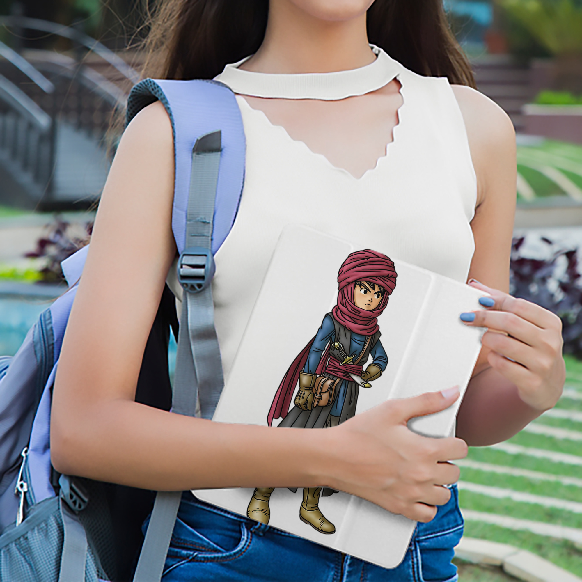 ドラゴンクエスト Doragon Kuesuto Dragon Quest IPad ケース ペン収納付き 三つ折りスタンド PUレザー×シリコン 対応機種9.5/10.5/10.9インチ