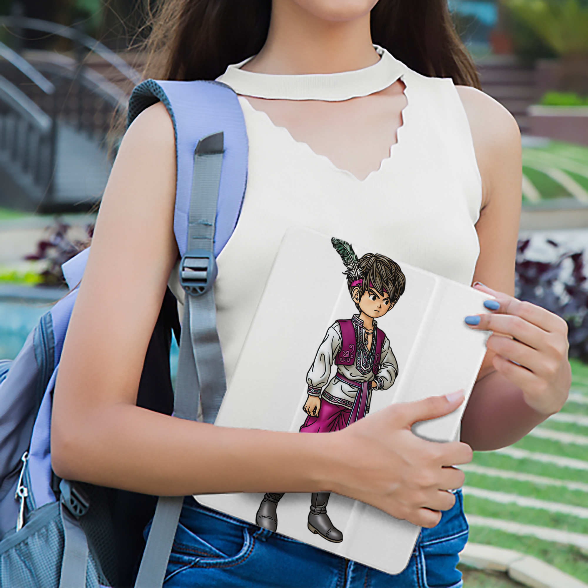 ドラゴンクエスト Doragon Kuesuto Dragon Quest IPad ケース ペン収納付き 三つ折りスタンド PUレザー×シリコン 対応機種9.5/10.5/10.9インチ