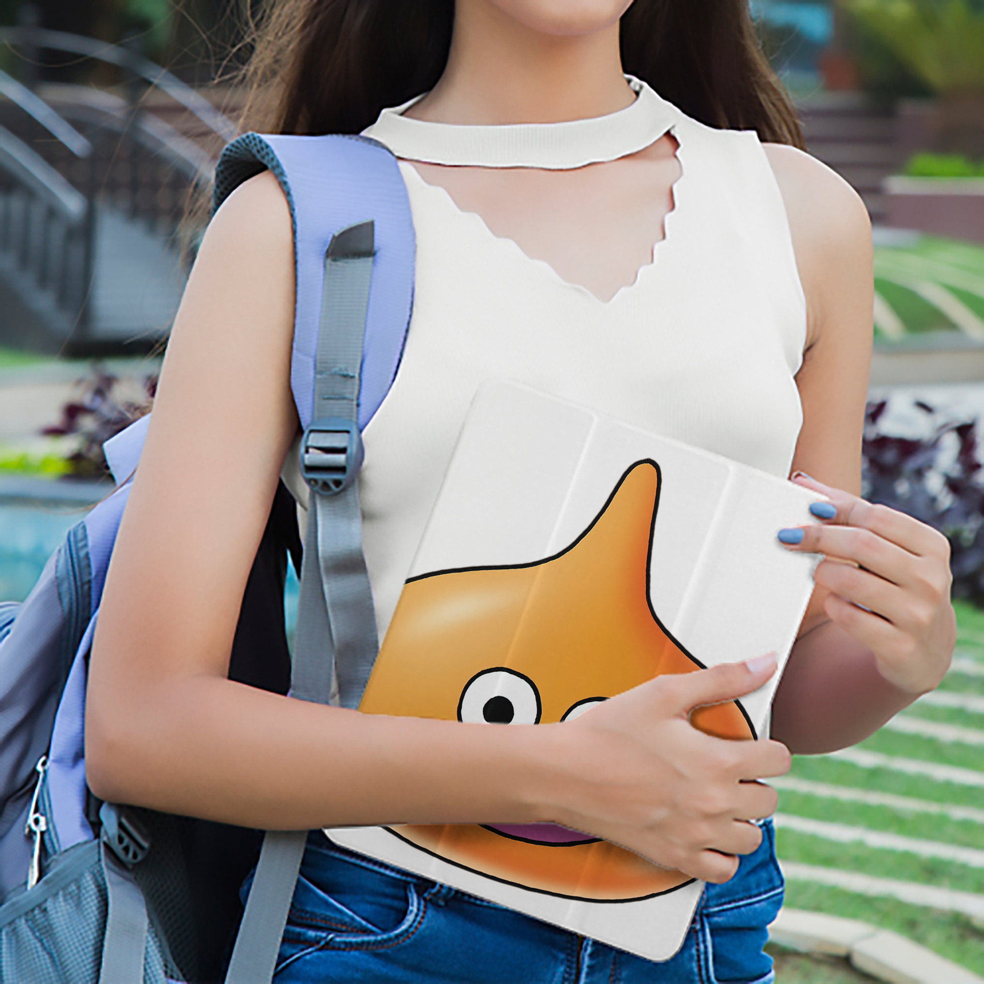 ドラゴンクエスト Doragon Kuesuto Dragon Quest IPad ケース ペン収納付き 三つ折りスタンド PUレザー×シリコン 対応機種9.5/10.5/10.9インチ