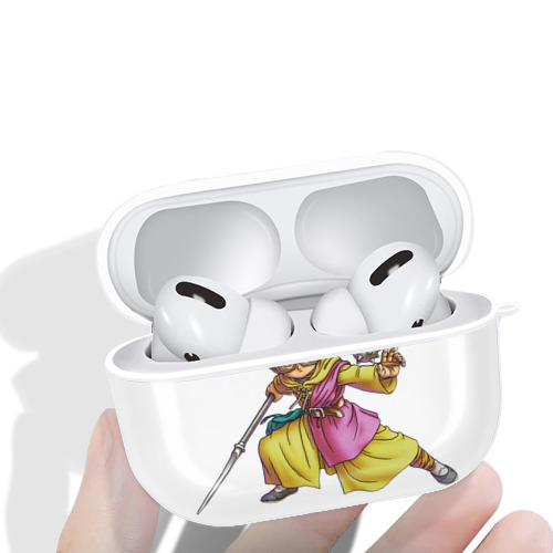 ドラゴンクエスト Doragon Kuesuto Dragon Quest 【AirPods Pro用】ハードシェル保護ケース 耐衝撃・防指紋・カラビナ付き商品仕様