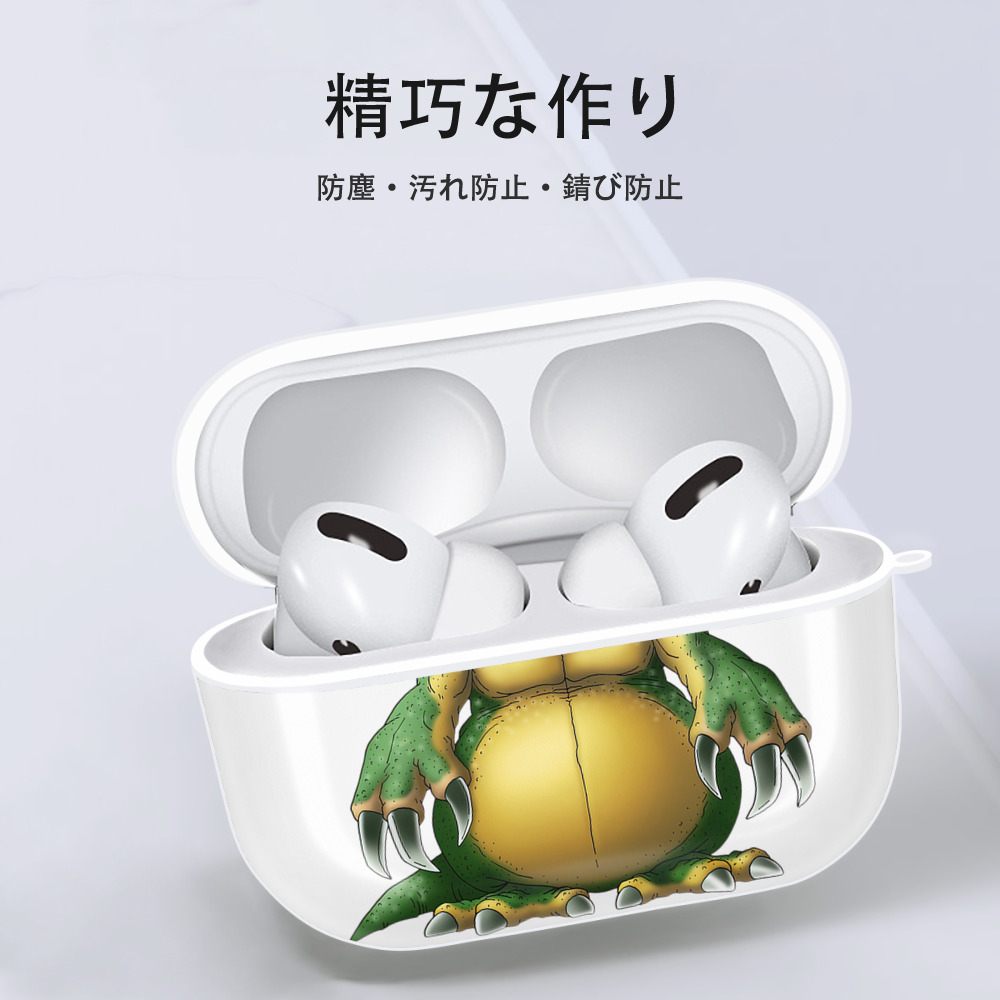 ドラゴンクエスト Doragon Kuesuto Dragon Quest 【AirPods Pro用】ハードシェル保護ケース 耐衝撃・防指紋・カラビナ付き商品仕様