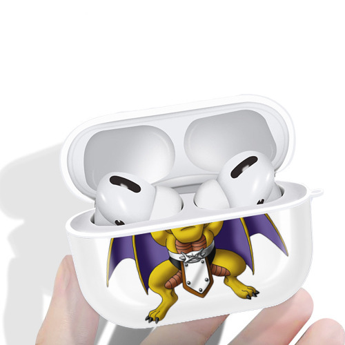 ドラゴンクエスト Doragon Kuesuto Dragon Quest 【AirPods Pro用】ハードシェル保護ケース 耐衝撃・防指紋・カラビナ付き商品仕様