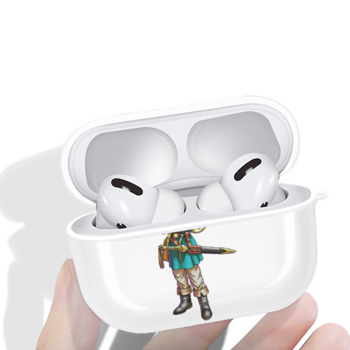 ドラゴンクエスト Doragon Kuesuto Dragon Quest 【AirPods Pro用】ハードシェル保護ケース 耐衝撃・防指紋・カラビナ付き商品仕様