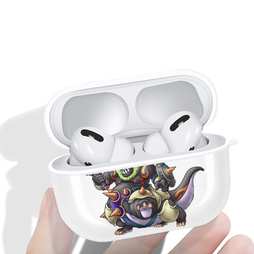 ドラゴンクエスト Doragon Kuesuto Dragon Quest 【AirPods Pro用】ハードシェル保護ケース 耐衝撃・防指紋・カラビナ付き商品仕様