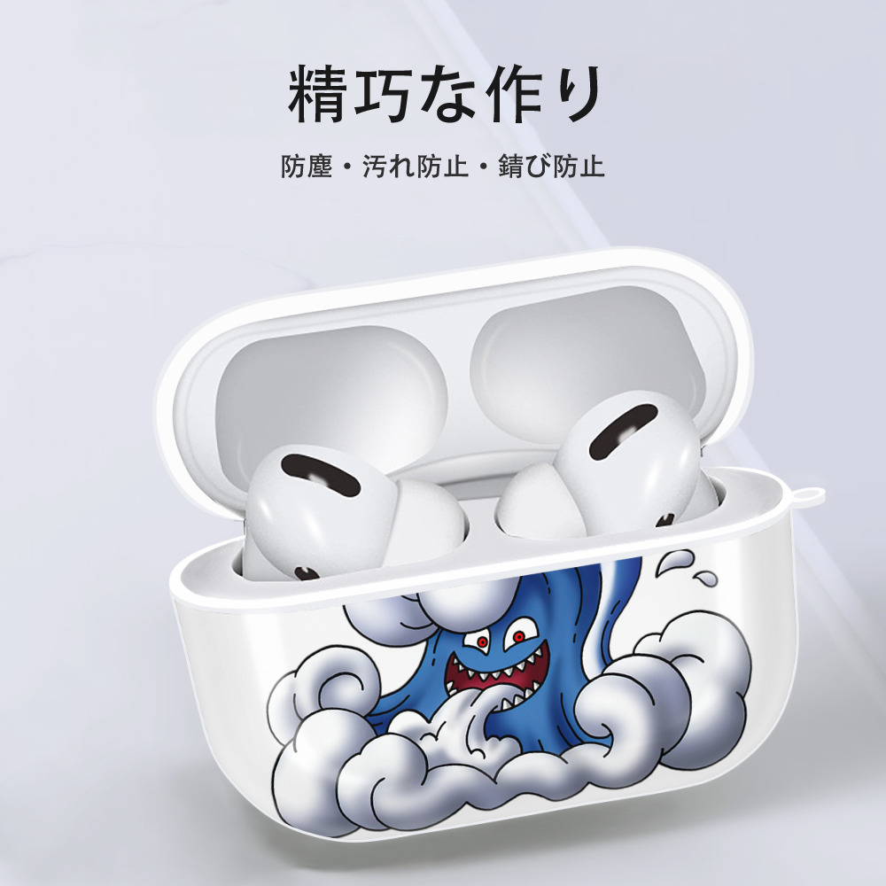 ドラゴンクエスト Doragon Kuesuto Dragon Quest 【AirPods Pro用】ハードシェル保護ケース 耐衝撃・防指紋・カラビナ付き商品仕様