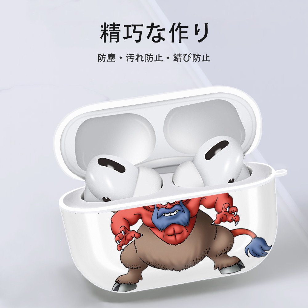 ドラゴンクエスト Doragon Kuesuto Dragon Quest 【AirPods Pro用】ハードシェル保護ケース 耐衝撃・防指紋・カラビナ付き商品仕様