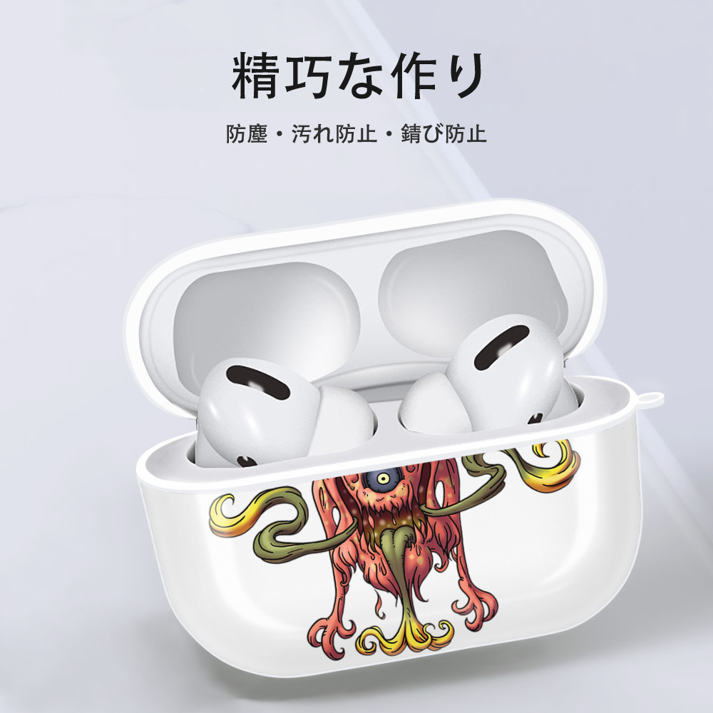 ドラゴンクエスト Doragon Kuesuto Dragon Quest 【AirPods Pro用】ハードシェル保護ケース 耐衝撃・防指紋・カラビナ付き商品仕様