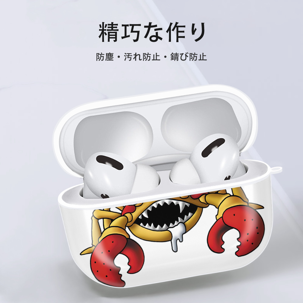 ドラゴンクエスト Doragon Kuesuto Dragon Quest 【AirPods Pro用】ハードシェル保護ケース 耐衝撃・防指紋・カラビナ付き商品仕様