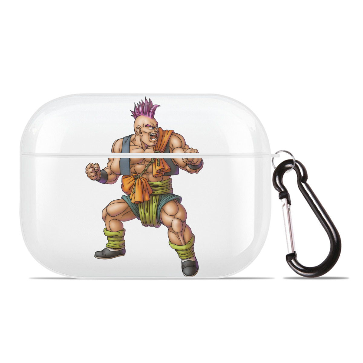 （画像用） ドラゴンクエスト Doragon Kuesuto Dragon Quest 【AirPods Pro用】ハードシェル保護ケース 耐衝撃・防指紋・カラビナ付き商品仕様