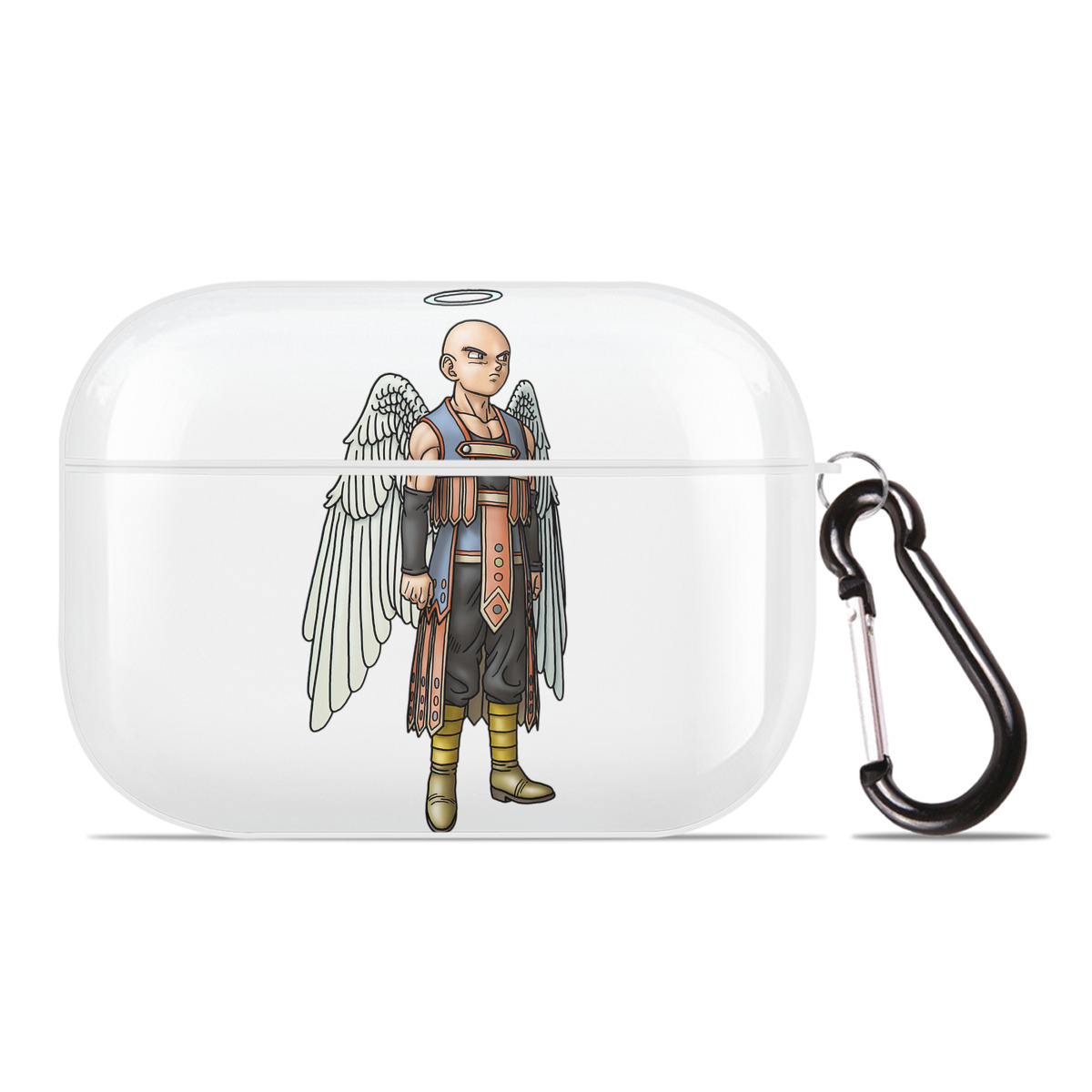 （画像用） ドラゴンクエスト Doragon Kuesuto Dragon Quest 【AirPods Pro用】ハードシェル保護ケース 耐衝撃・防指紋・カラビナ付き商品仕様