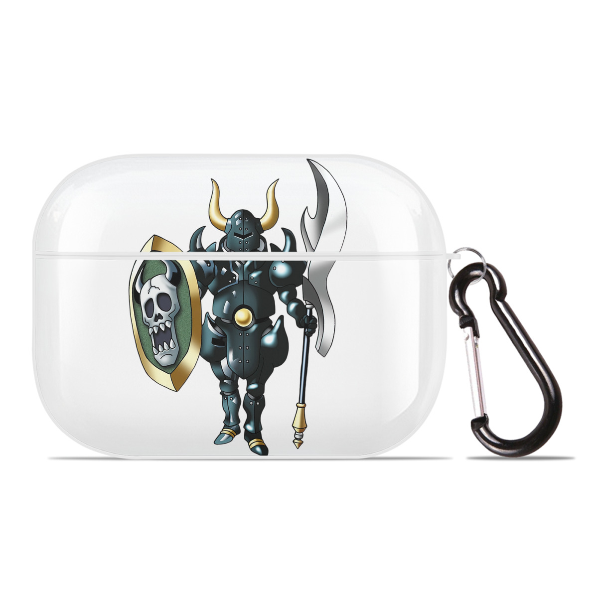 （画像用） ドラゴンクエスト Doragon Kuesuto Dragon Quest 【AirPods Pro用】ハードシェル保護ケース 耐衝撃・防指紋・カラビナ付き商品仕様