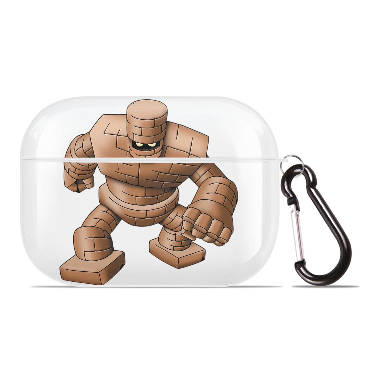 （画像用） ドラゴンクエスト Doragon Kuesuto Dragon Quest 【AirPods Pro用】ハードシェル保護ケース 耐衝撃・防指紋・カラビナ付き商品仕様