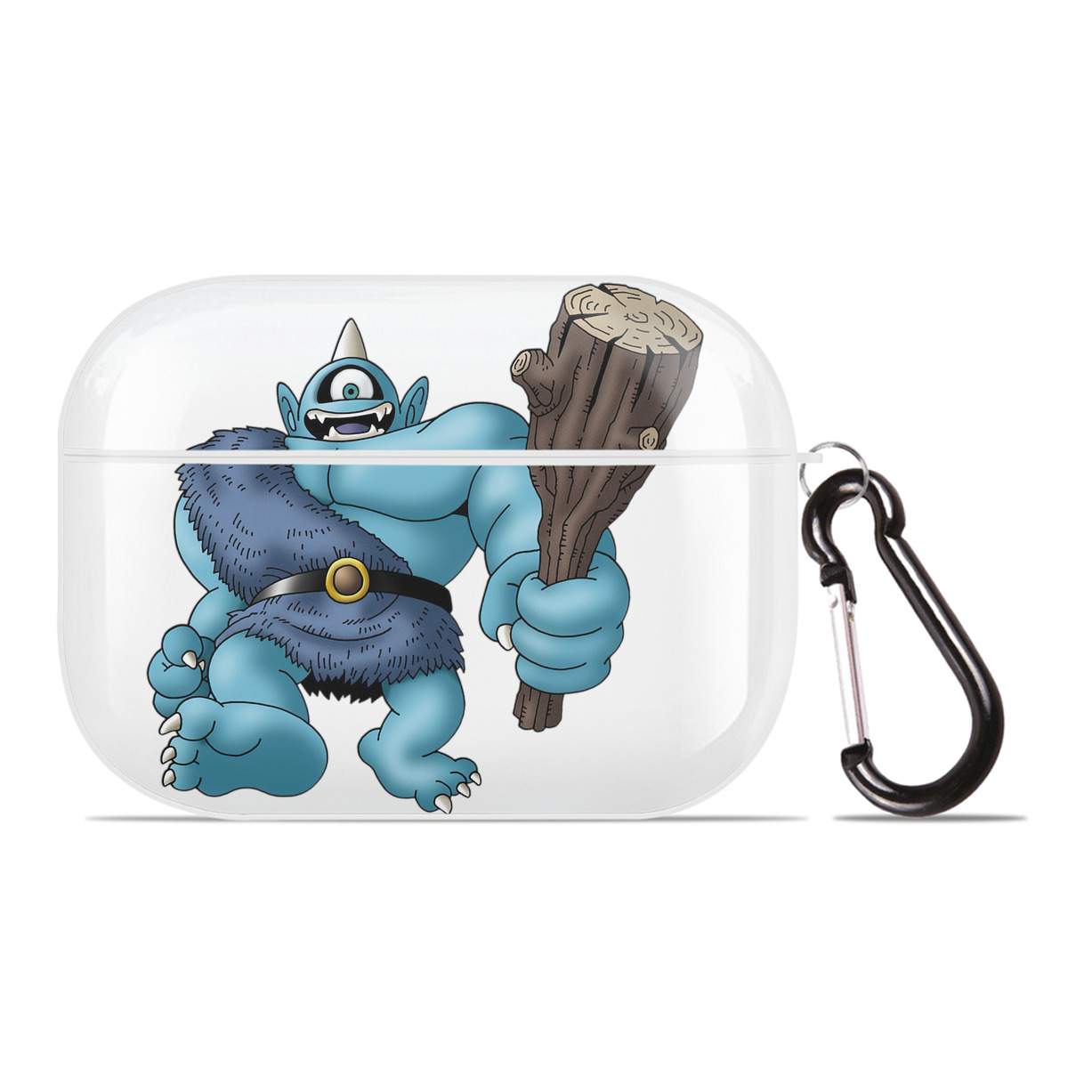 （画像用） ドラゴンクエスト Doragon Kuesuto Dragon Quest 【AirPods Pro用】ハードシェル保護ケース 耐衝撃・防指紋・カラビナ付き商品仕様