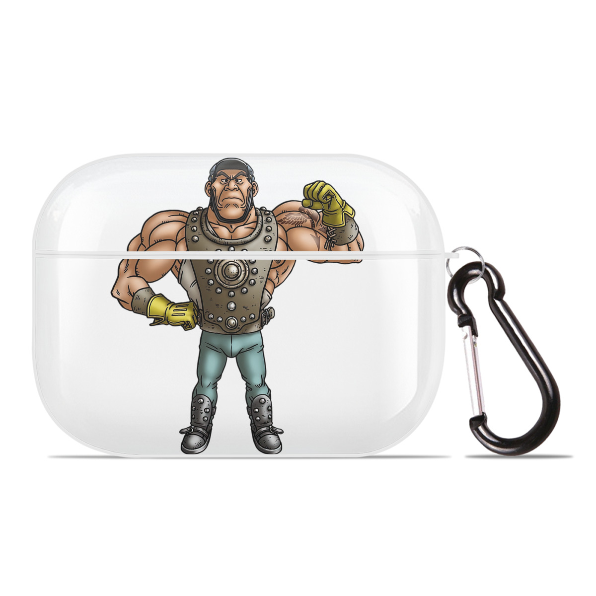 （画像用） ドラゴンクエスト Doragon Kuesuto Dragon Quest 【AirPods Pro用】ハードシェル保護ケース 耐衝撃・防指紋・カラビナ付き商品仕様