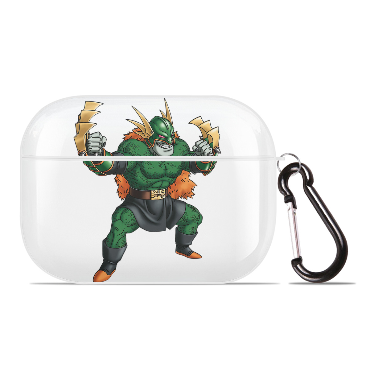 （画像用） ドラゴンクエスト Doragon Kuesuto Dragon Quest 【AirPods Pro用】ハードシェル保護ケース 耐衝撃・防指紋・カラビナ付き商品仕様