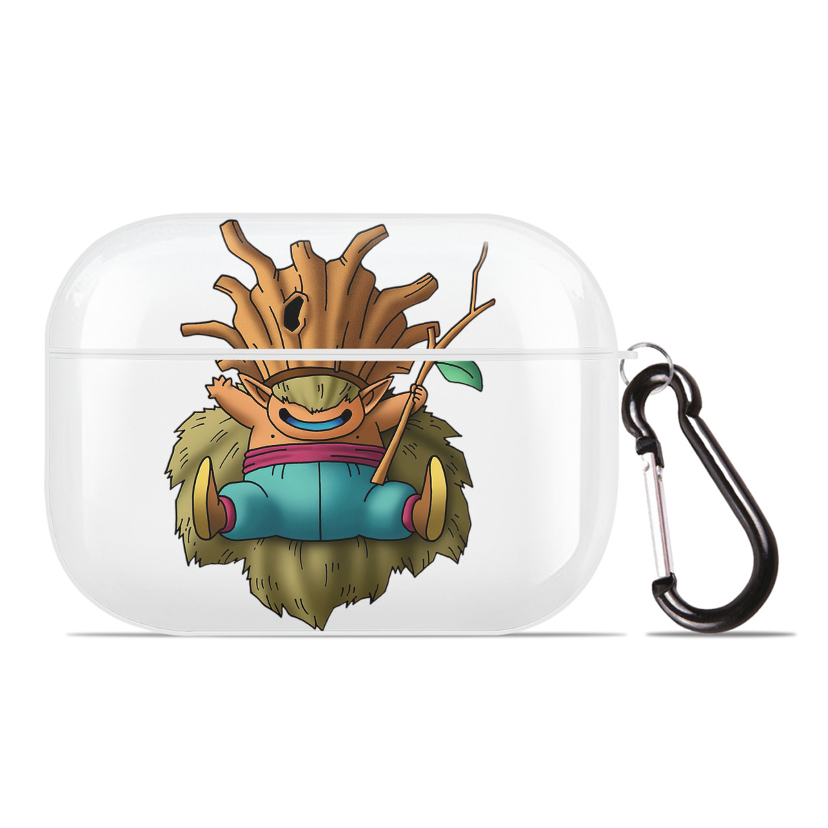 （画像用） ドラゴンクエスト Doragon Kuesuto Dragon Quest 【AirPods Pro用】ハードシェル保護ケース 耐衝撃・防指紋・カラビナ付き商品仕様