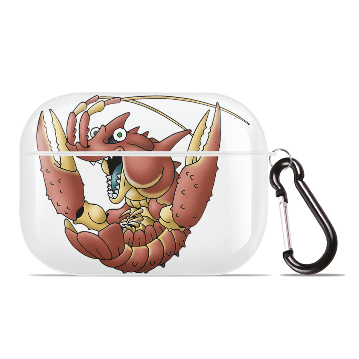 （画像用） ドラゴンクエスト Doragon Kuesuto Dragon Quest 【AirPods Pro用】ハードシェル保護ケース 耐衝撃・防指紋・カラビナ付き商品仕様