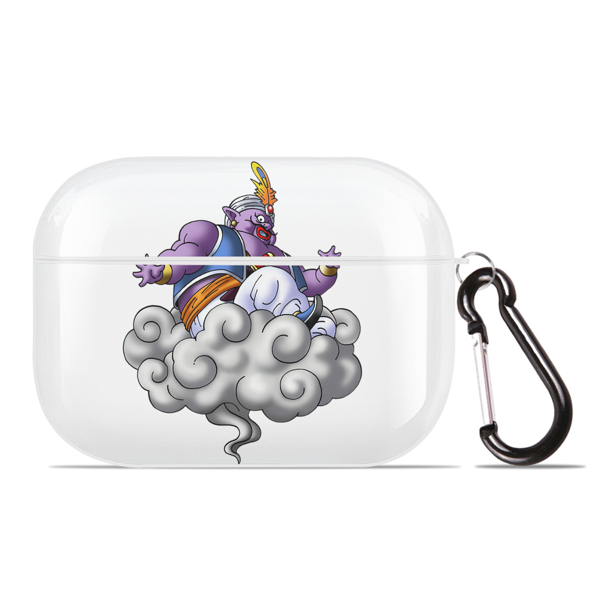 （画像用） ドラゴンクエスト Doragon Kuesuto Dragon Quest 【AirPods Pro用】ハードシェル保護ケース 耐衝撃・防指紋・カラビナ付き商品仕様