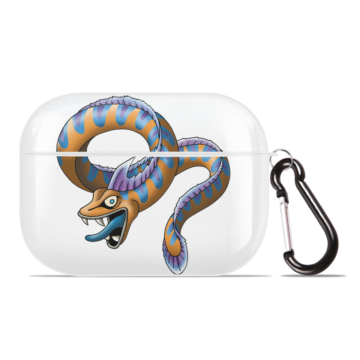 （画像用） ドラゴンクエスト Doragon Kuesuto Dragon Quest 【AirPods Pro用】ハードシェル保護ケース 耐衝撃・防指紋・カラビナ付き商品仕様