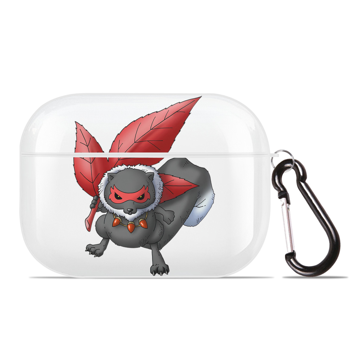 （画像用） ドラゴンクエスト Doragon Kuesuto Dragon Quest 【AirPods Pro用】ハードシェル保護ケース 耐衝撃・防指紋・カラビナ付き商品仕様
