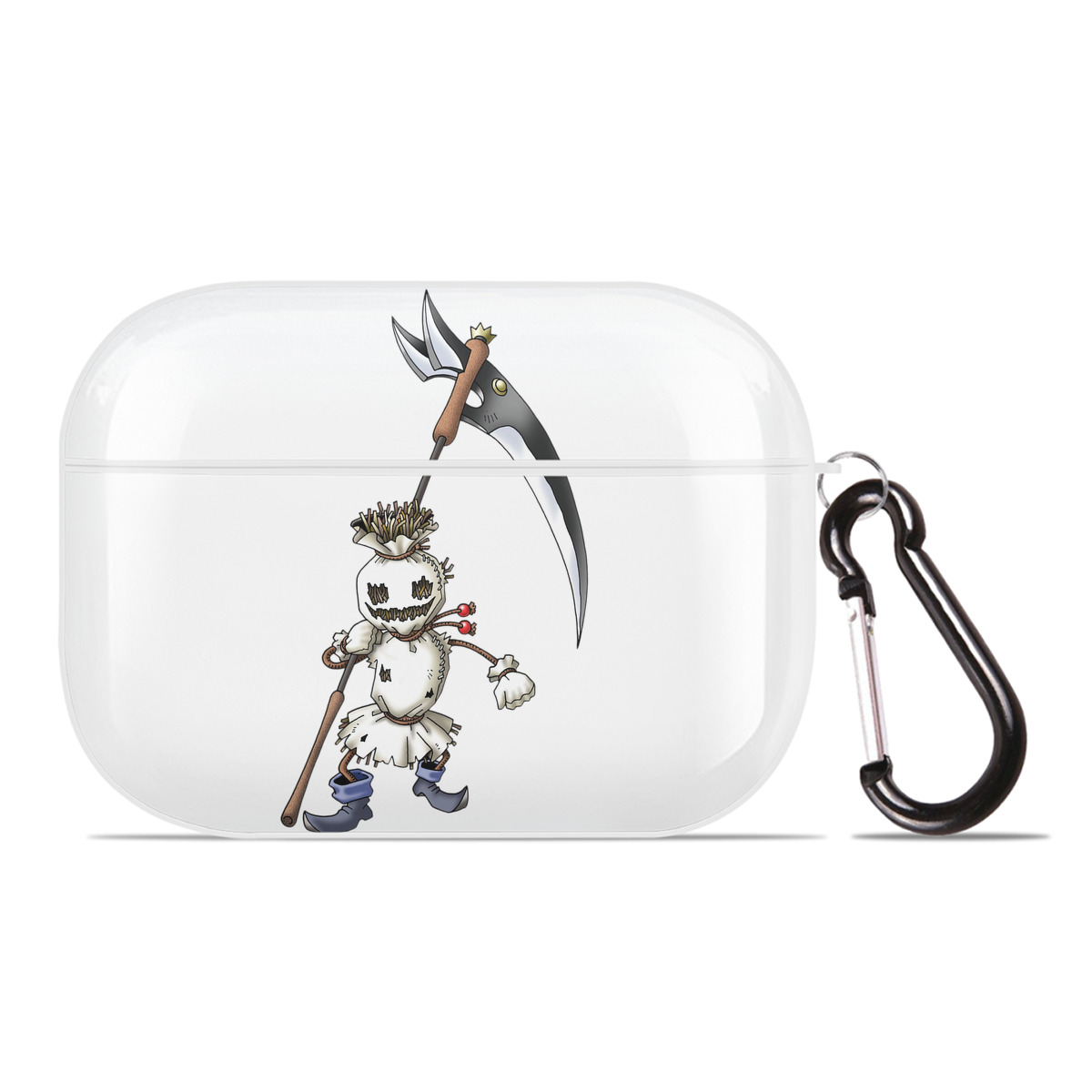 （画像用） ドラゴンクエスト Doragon Kuesuto Dragon Quest 【AirPods Pro用】ハードシェル保護ケース 耐衝撃・防指紋・カラビナ付き商品仕様