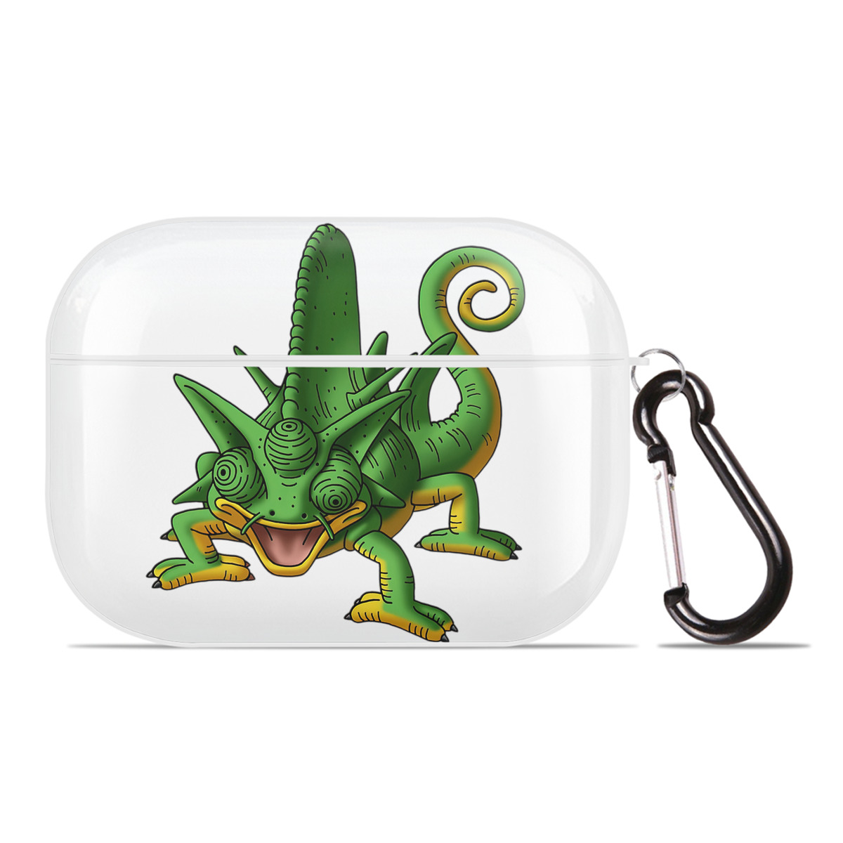（画像用） ドラゴンクエスト Doragon Kuesuto Dragon Quest 【AirPods Pro用】ハードシェル保護ケース 耐衝撃・防指紋・カラビナ付き商品仕様