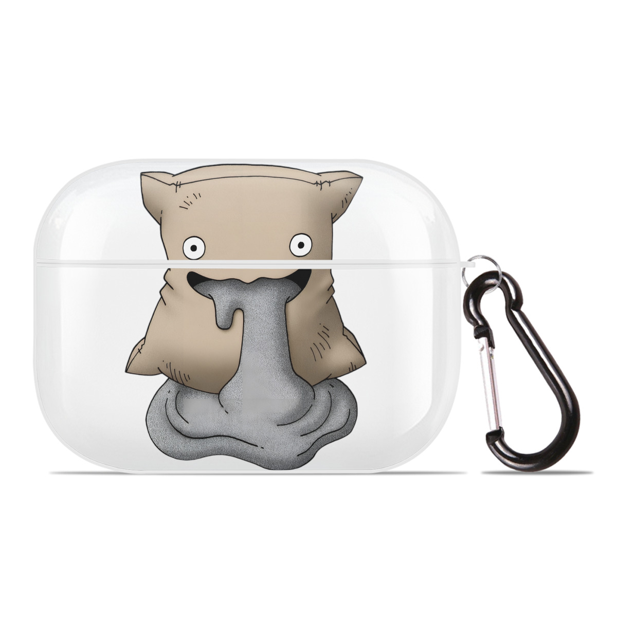 （画像用） ドラゴンクエスト Doragon Kuesuto Dragon Quest 【AirPods Pro用】ハードシェル保護ケース 耐衝撃・防指紋・カラビナ付き商品仕様