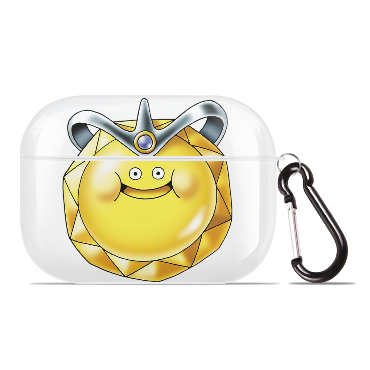 （画像用） ドラゴンクエスト Doragon Kuesuto Dragon Quest 【AirPods Pro用】ハードシェル保護ケース 耐衝撃・防指紋・カラビナ付き商品仕様