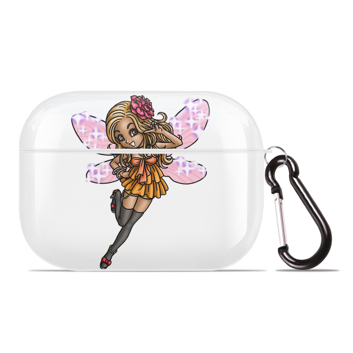 （画像用） ドラゴンクエスト Doragon Kuesuto Dragon Quest 【AirPods Pro用】ハードシェル保護ケース 耐衝撃・防指紋・カラビナ付き商品仕様