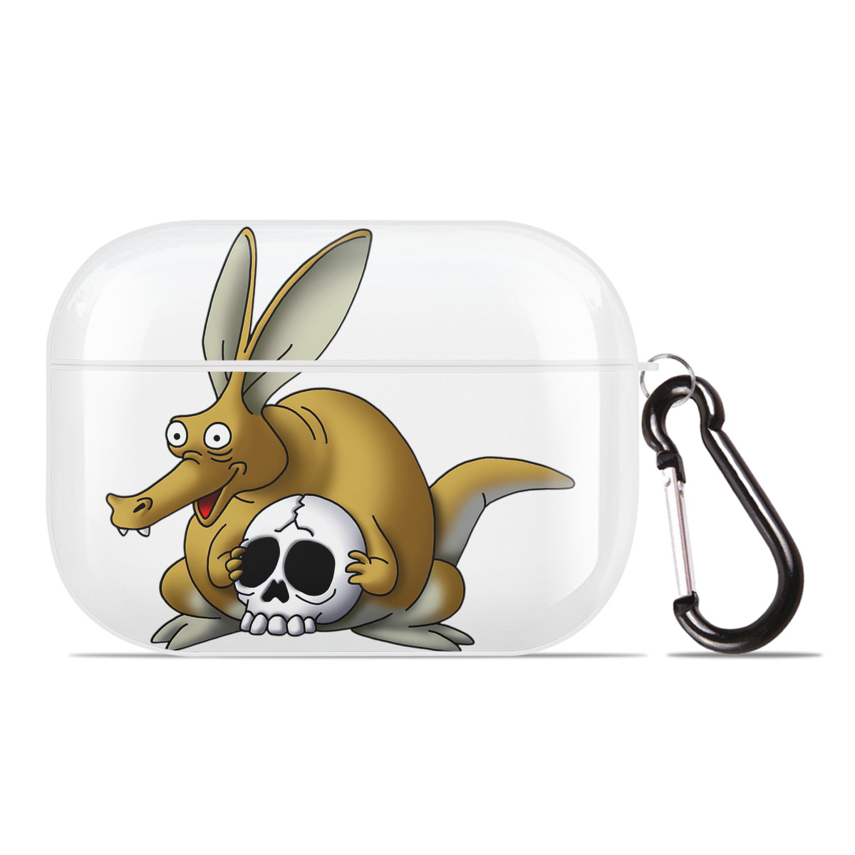 （画像用） ドラゴンクエスト Doragon Kuesuto Dragon Quest 【AirPods Pro用】ハードシェル保護ケース 耐衝撃・防指紋・カラビナ付き商品仕様