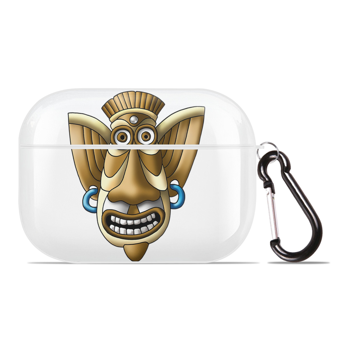 （画像用） ドラゴンクエスト Doragon Kuesuto Dragon Quest 【AirPods Pro用】ハードシェル保護ケース 耐衝撃・防指紋・カラビナ付き商品仕様