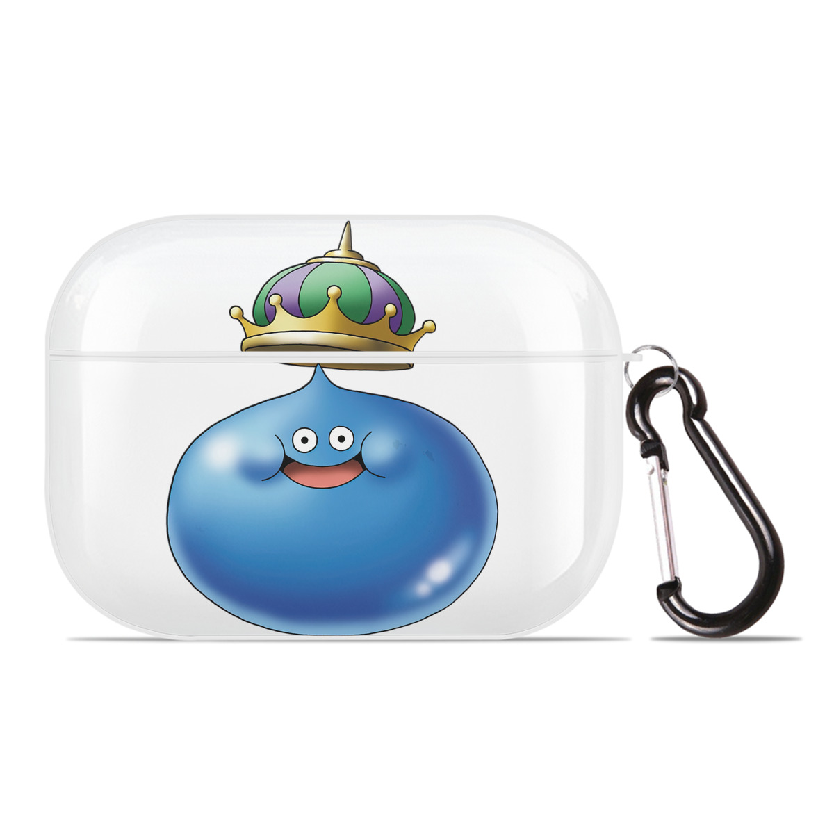 （画像用） ドラゴンクエスト Doragon Kuesuto Dragon Quest 【AirPods Pro用】ハードシェル保護ケース 耐衝撃・防指紋・カラビナ付き商品仕様