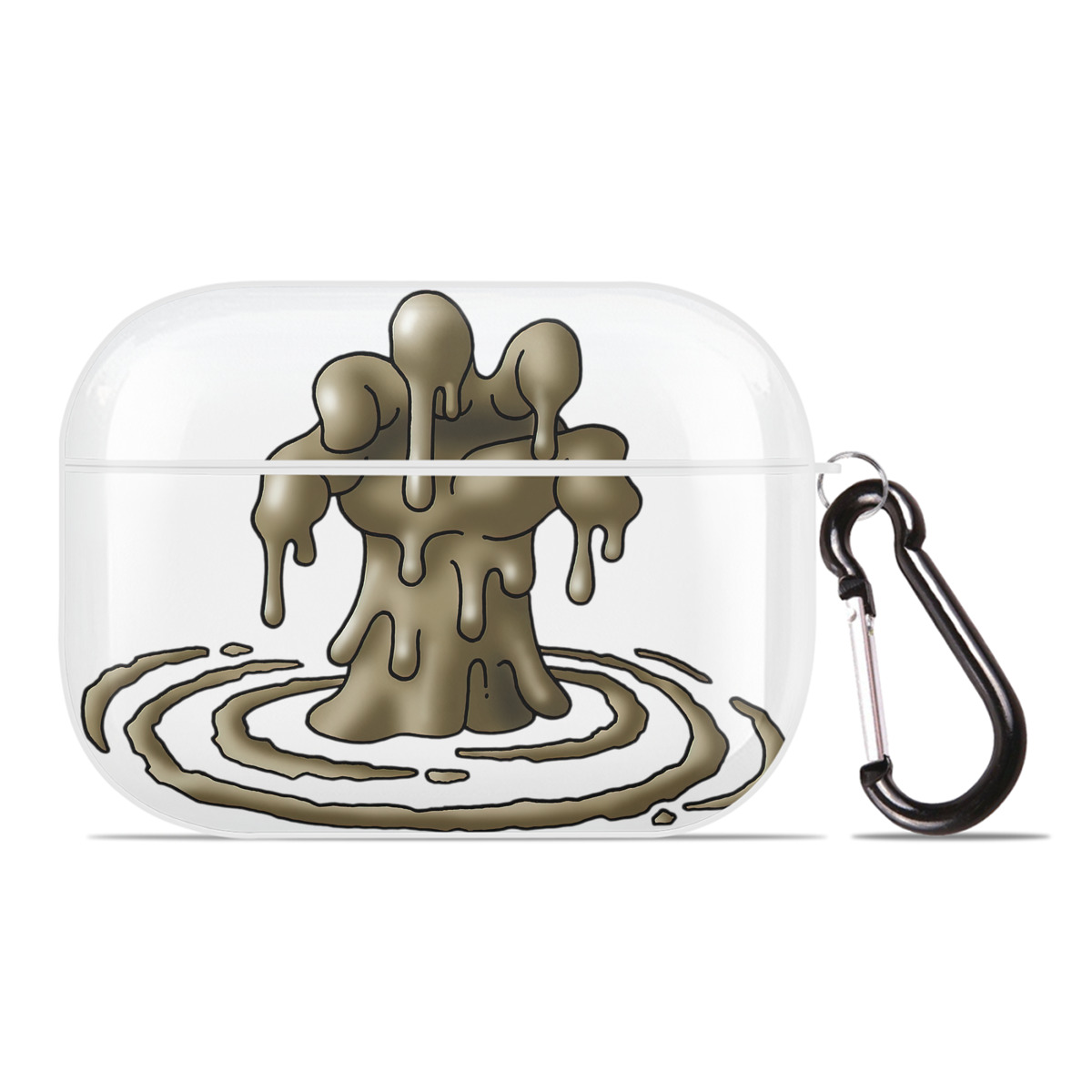 （画像用） ドラゴンクエスト Doragon Kuesuto Dragon Quest 【AirPods Pro用】ハードシェル保護ケース 耐衝撃・防指紋・カラビナ付き商品仕様