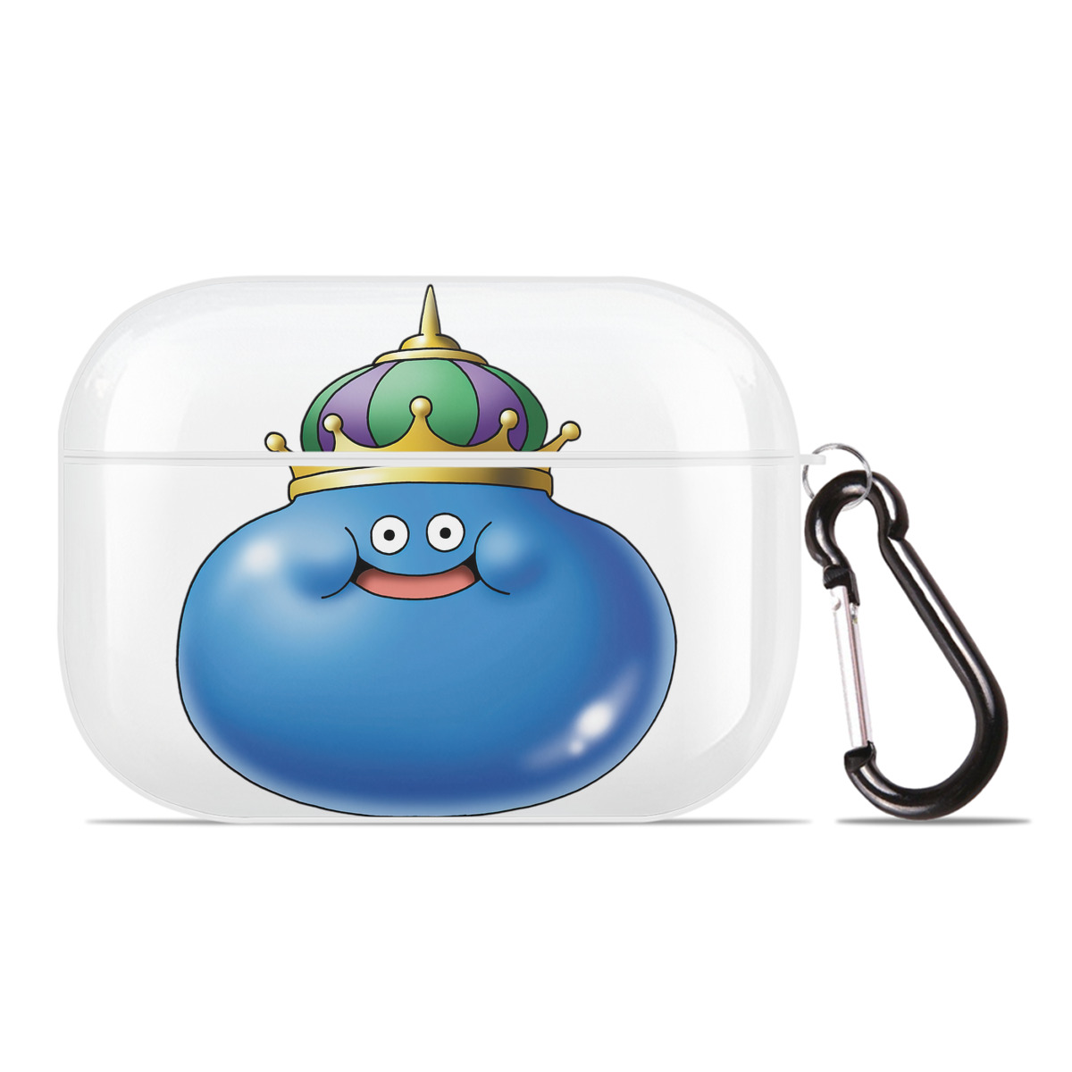 （画像用） ドラゴンクエスト Doragon Kuesuto Dragon Quest 【AirPods Pro用】ハードシェル保護ケース 耐衝撃・防指紋・カラビナ付き商品仕様