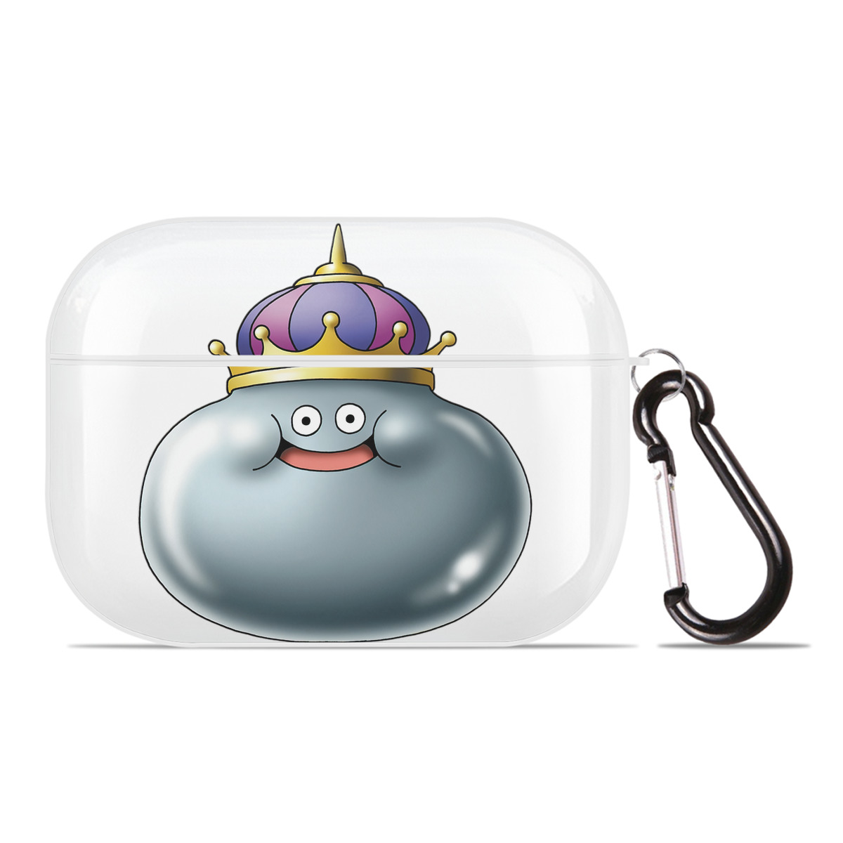 （画像用） ドラゴンクエスト Doragon Kuesuto Dragon Quest 【AirPods Pro用】ハードシェル保護ケース 耐衝撃・防指紋・カラビナ付き商品仕様