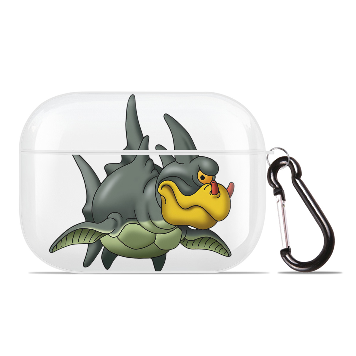 （画像用） ドラゴンクエスト Doragon Kuesuto Dragon Quest 【AirPods Pro用】ハードシェル保護ケース 耐衝撃・防指紋・カラビナ付き商品仕様