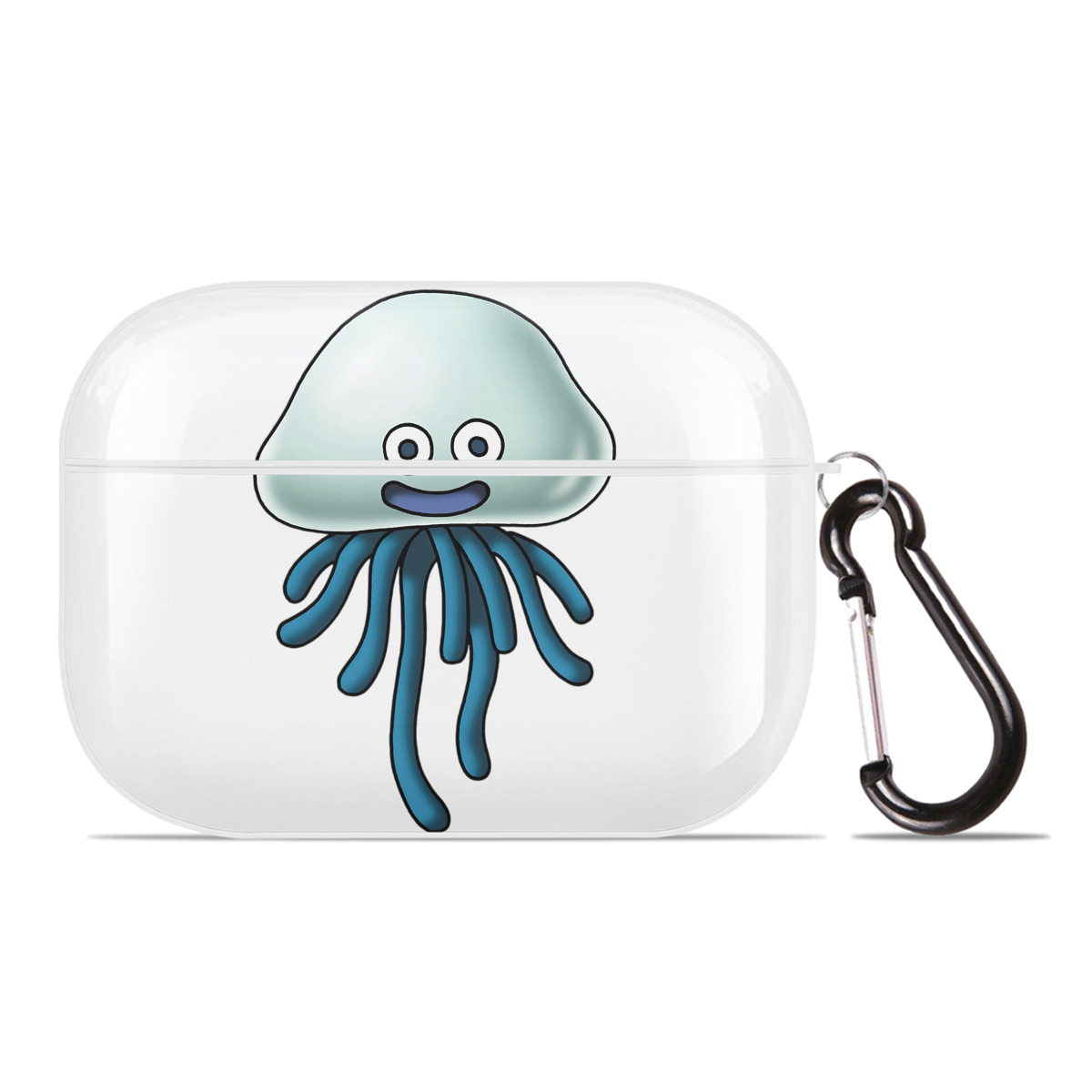 （画像用） ドラゴンクエスト Doragon Kuesuto Dragon Quest 【AirPods Pro用】ハードシェル保護ケース 耐衝撃・防指紋・カラビナ付き商品仕様