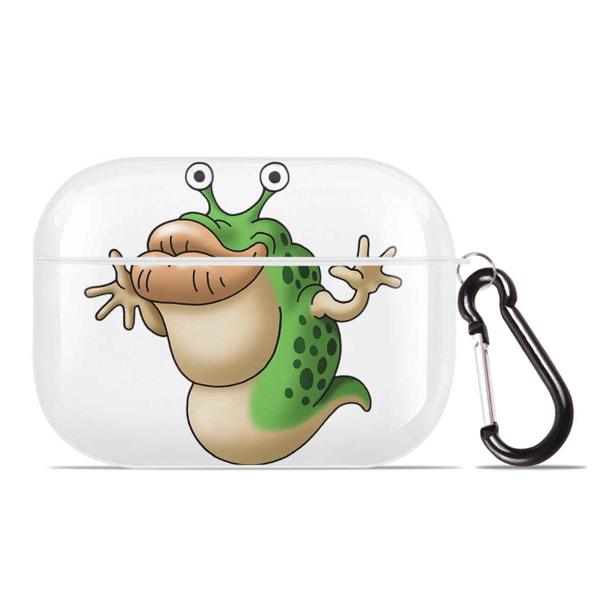 （画像用） ドラゴンクエスト Doragon Kuesuto Dragon Quest 【AirPods Pro用】ハードシェル保護ケース 耐衝撃・防指紋・カラビナ付き商品仕様