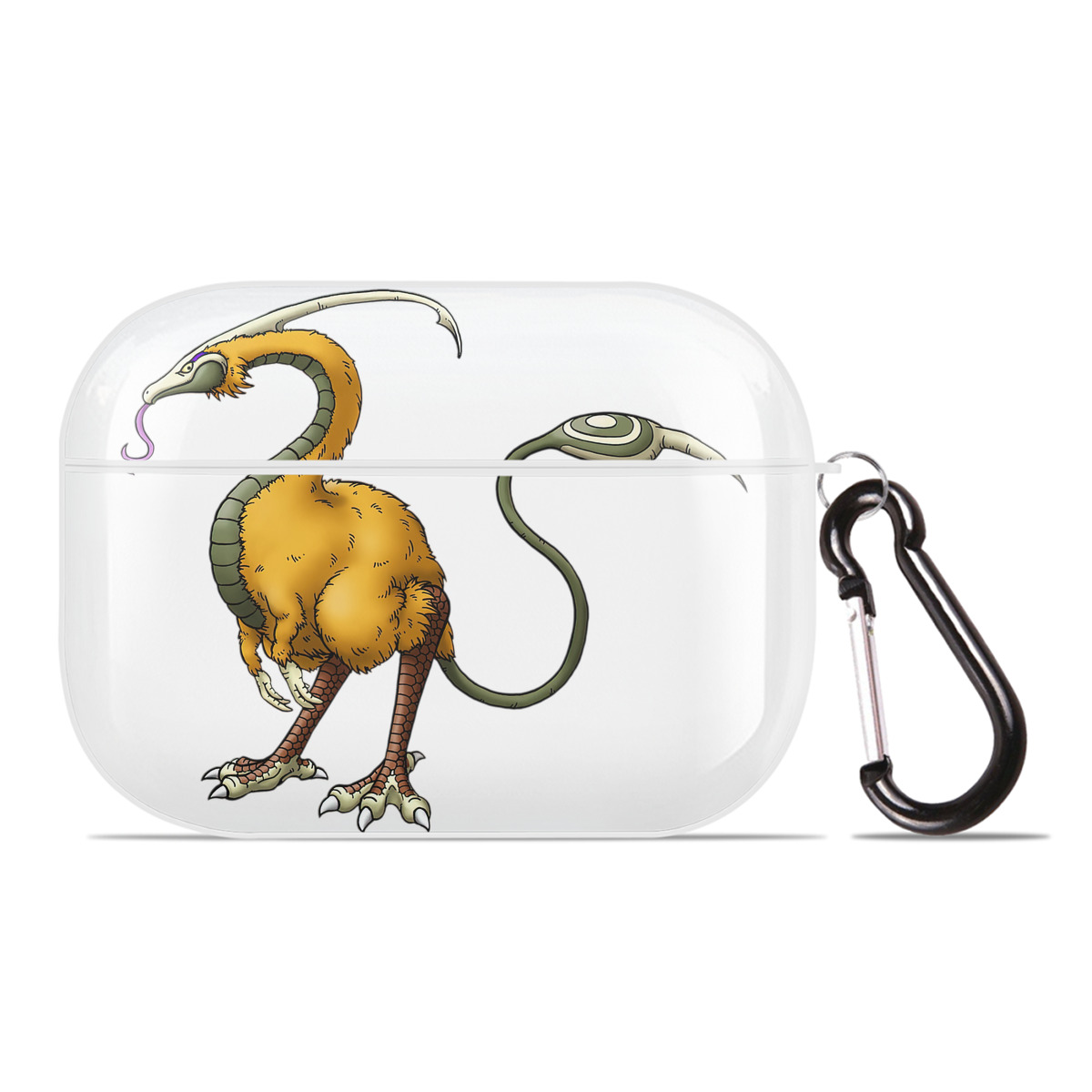 （画像用） ドラゴンクエスト Doragon Kuesuto Dragon Quest 【AirPods Pro用】ハードシェル保護ケース 耐衝撃・防指紋・カラビナ付き商品仕様
