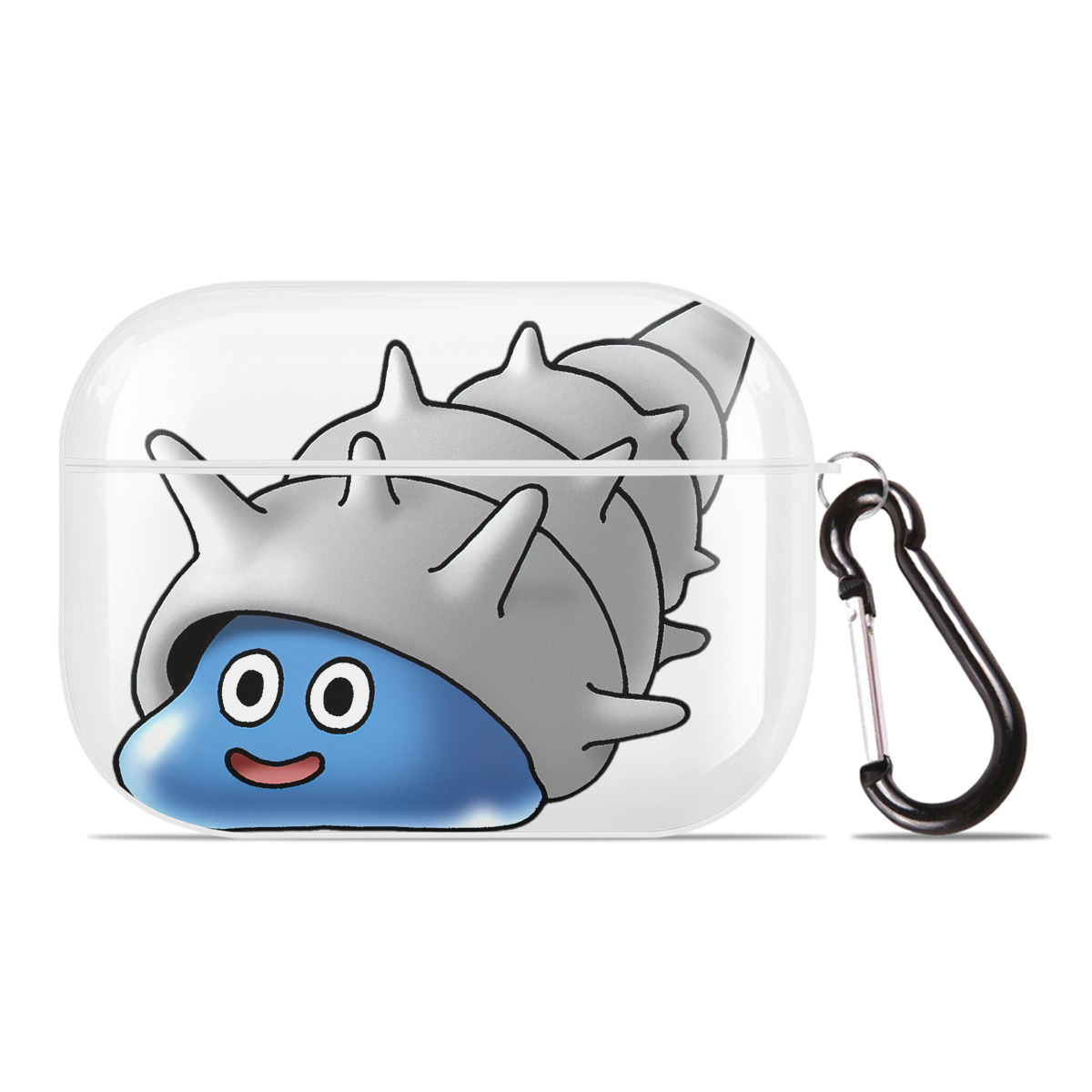 （画像用） ドラゴンクエスト Doragon Kuesuto Dragon Quest 【AirPods Pro用】ハードシェル保護ケース 耐衝撃・防指紋・カラビナ付き商品仕様