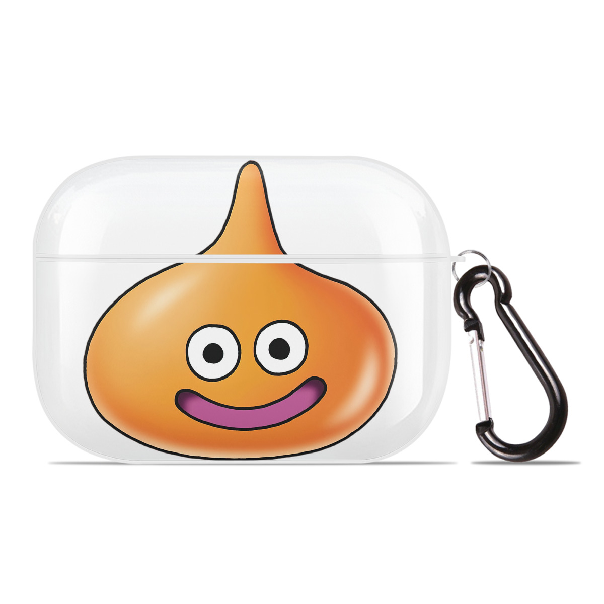 （画像用） ドラゴンクエスト Doragon Kuesuto Dragon Quest 【AirPods Pro用】ハードシェル保護ケース 耐衝撃・防指紋・カラビナ付き商品仕様