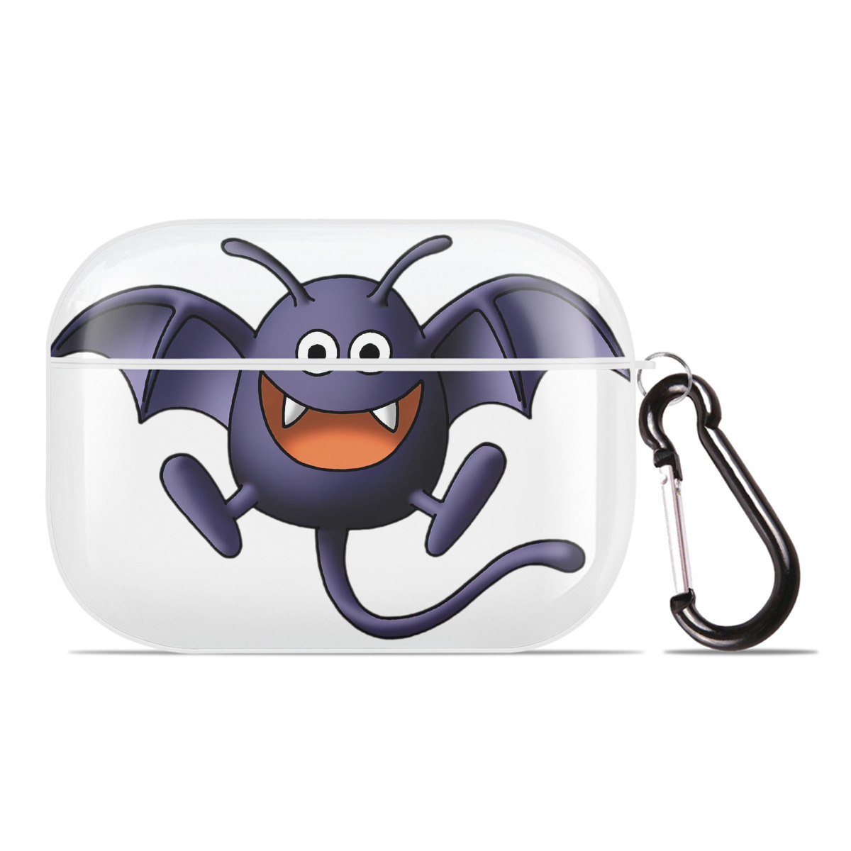 （画像用） ドラゴンクエスト Doragon Kuesuto Dragon Quest 【AirPods Pro用】ハードシェル保護ケース 耐衝撃・防指紋・カラビナ付き商品仕様